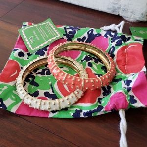 (2) Lilly Pulitzer "Urchin" Bangles